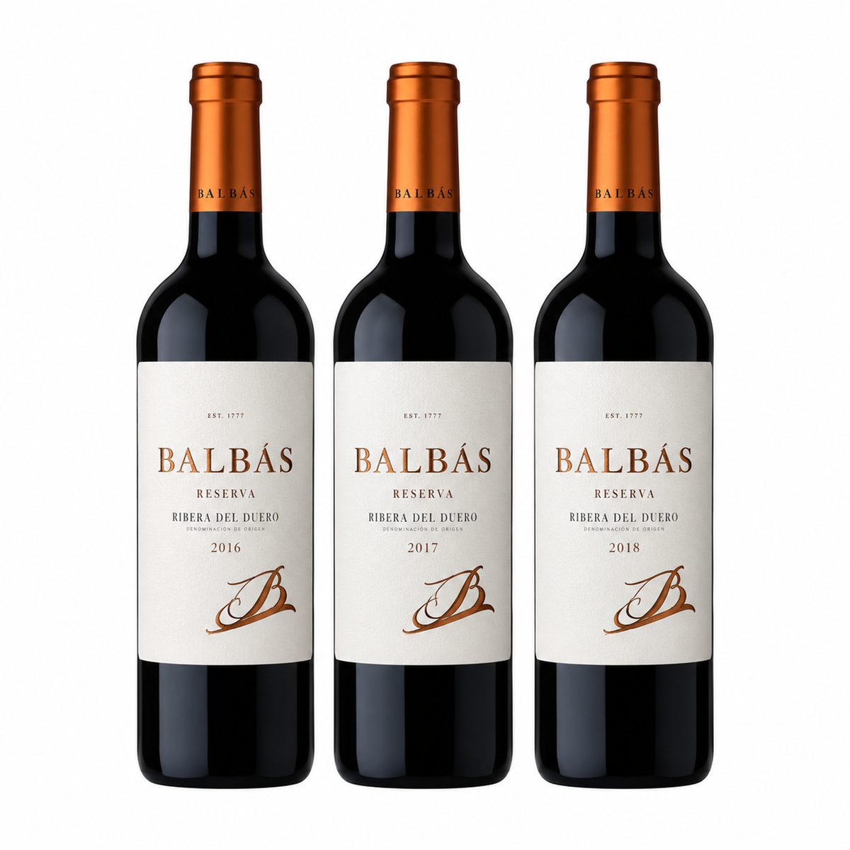 Bodegas Balbás – Reserva Vertical 2016-2017-2018 – Ribera del Duero Spain