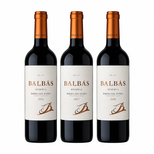 Bodegas Balbás – Reserva Vertical 2016-2017-2018 – Ribera del Duero Spain