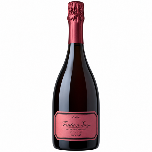 Bodegas Hispano+Suizas – Tantum Ergo Cava Brut Nature Rosé 2022 – Cava Spain