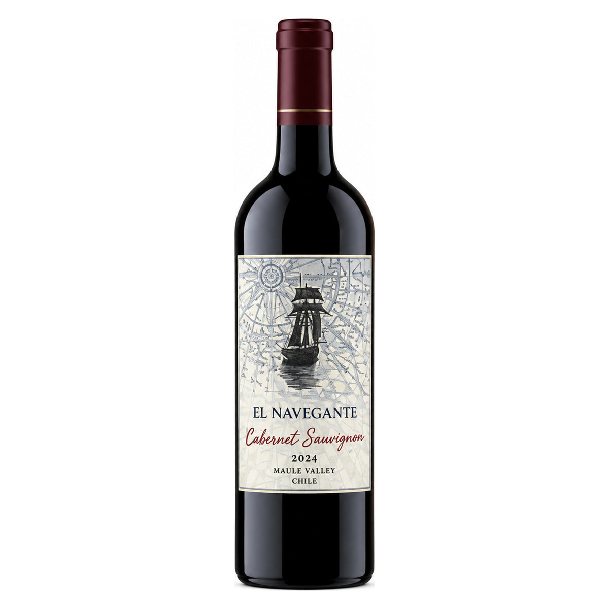 Viña de Aguirre – El Navegante Cabernet Sauvignon 2024 – Maule Valley Chile