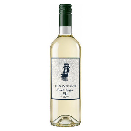 Viña de Aguirre – El Navegante Pinot Grigio 2024 – Maule Valley Chile