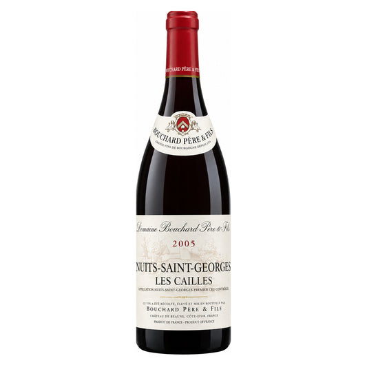 Bouchard Père & Fils – Nuits-Saint-Georges Premier Cru Les Cailles 2005 – Burgundy France — bottle with 2005 vintage shown
