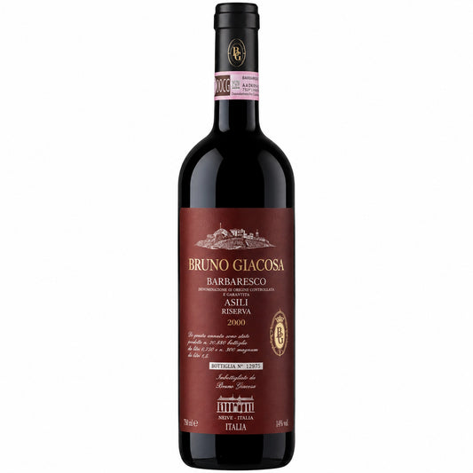Bruno Giacosa – Barbaresco Asili Riserva 2000 – Piedmont Italy