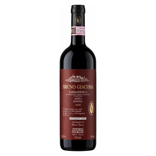 Bruno Giacosa – Barbaresco Asili Riserva 2000 – Piedmont Italy