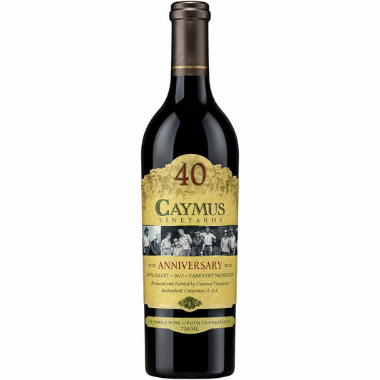 Caymus Vineyards – Cabernet Sauvignon 40th Anniversary 2012 – Napa Valley USA