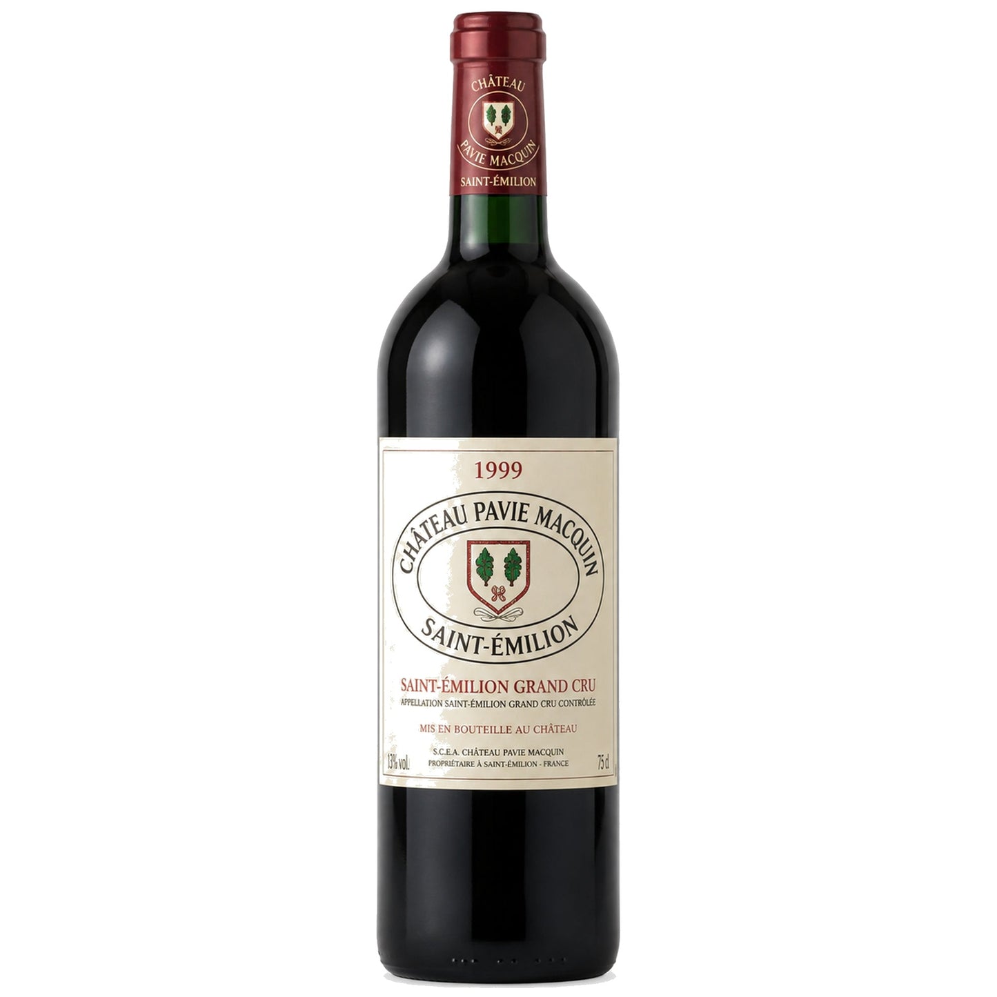 Château Pavie Macquin – Château Pavie Macquin 1999 – Saint-Émilion Bordeaux France