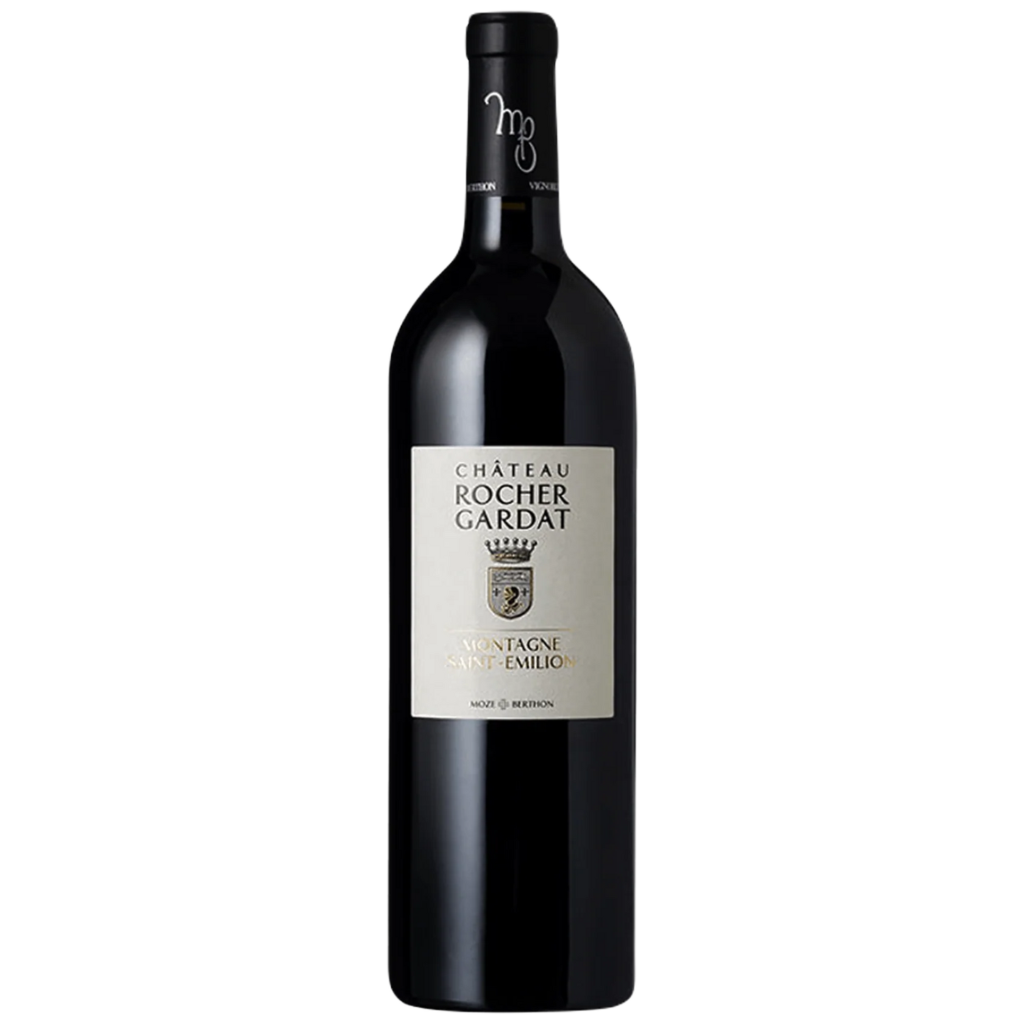 Château Rocher Gardat Montagne Saint-Émilion 2021 bottle, Bordeaux Right-Bank red wine
