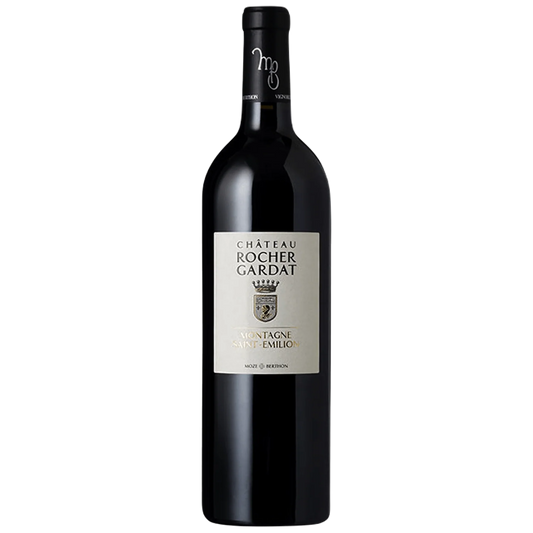Château Rocher Gardat Montagne Saint-Émilion 2021 bottle, Bordeaux Right-Bank red wine