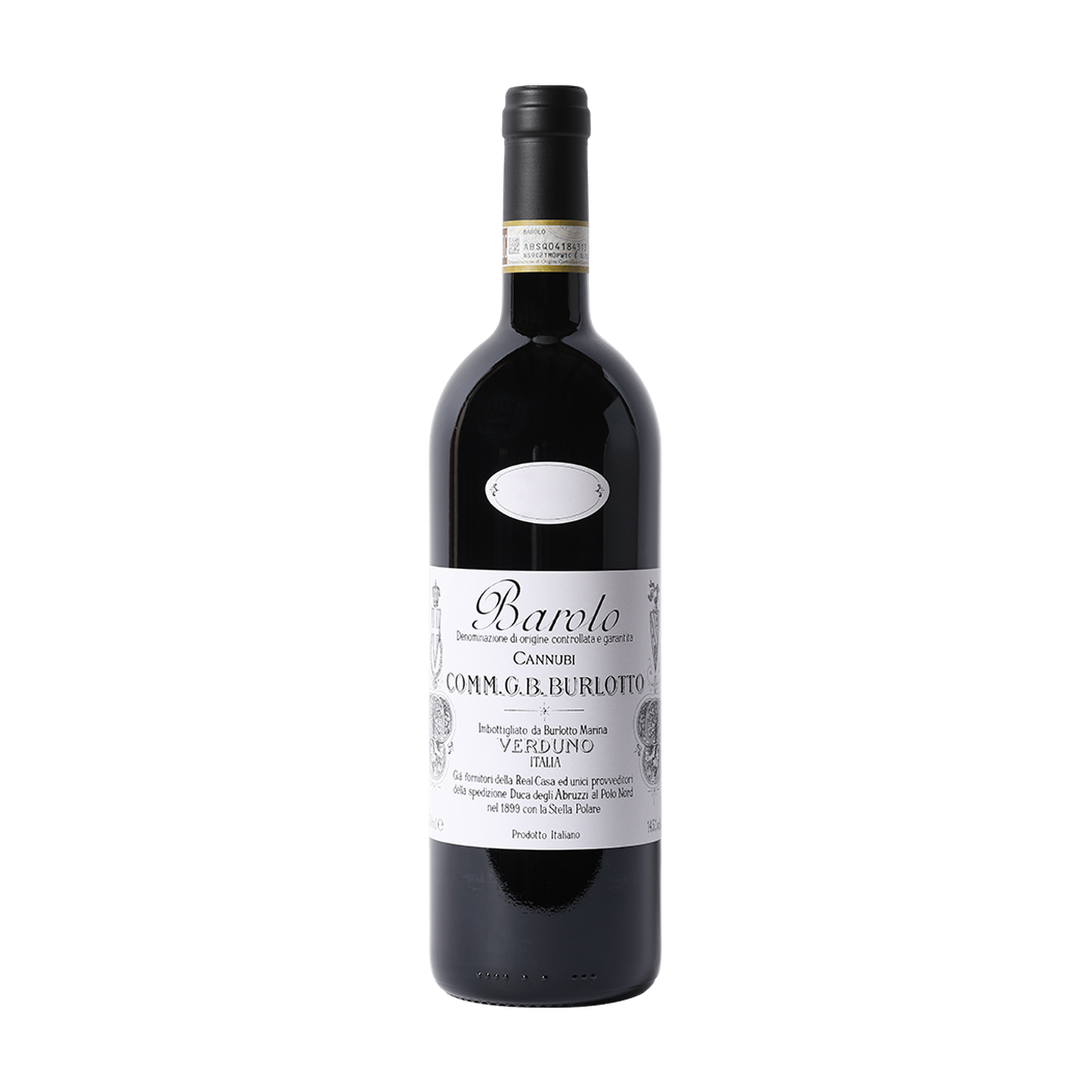 Comm. G.B. Burlotto – Barolo Cannubi – Piedmont Italy (bottle image)