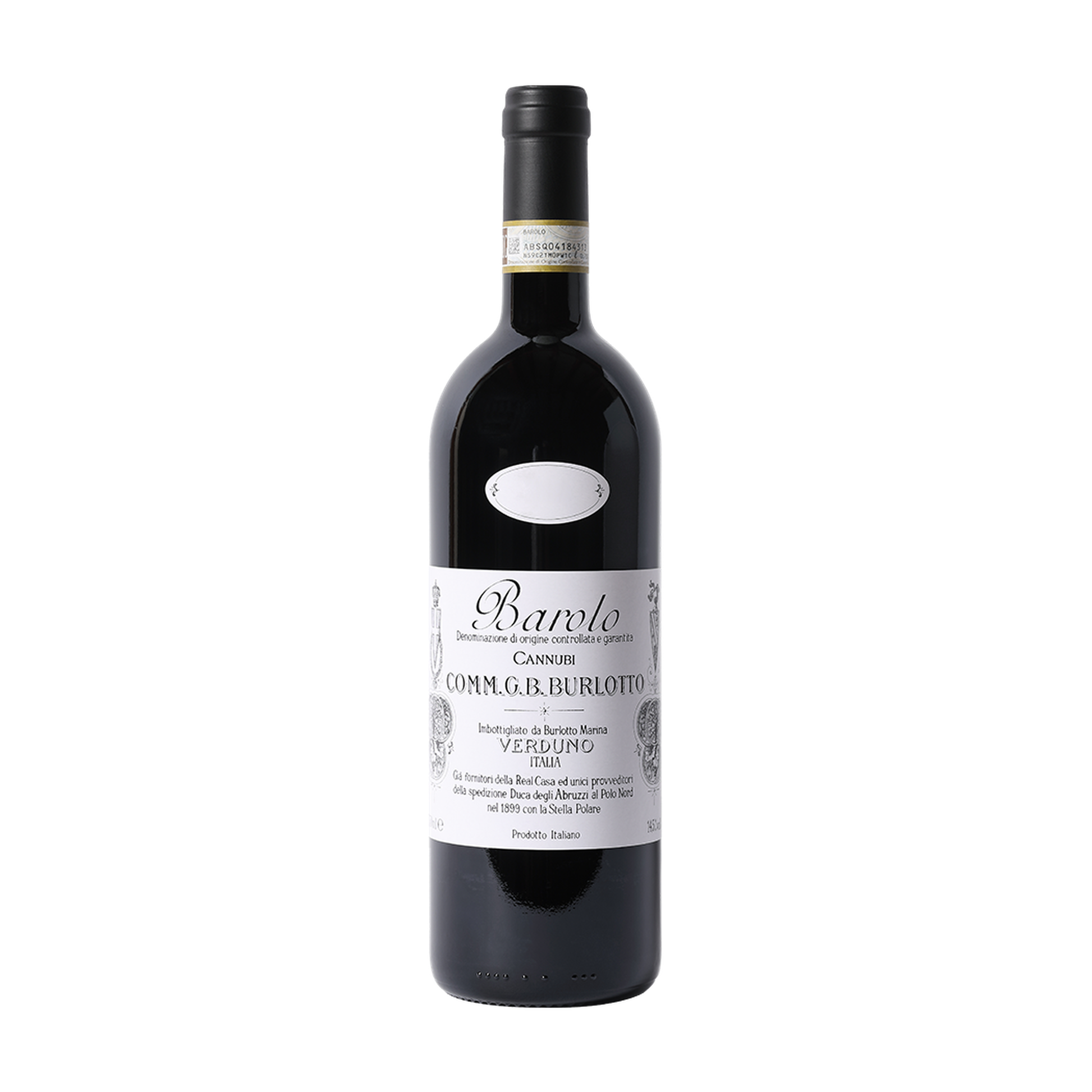 Comm. G.B. Burlotto – Barolo Cannubi – Piedmont Italy (bottle image)