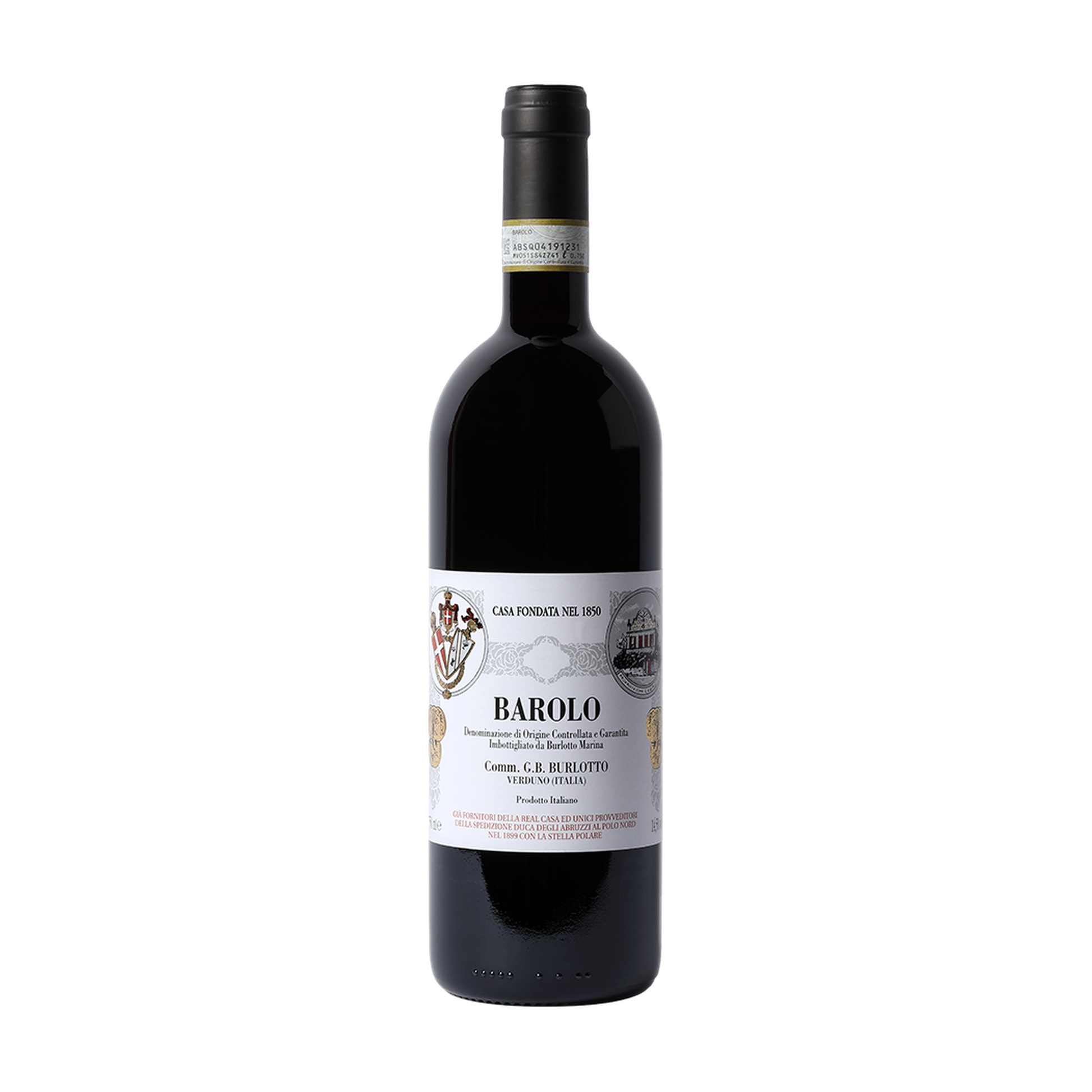 Comm. G.B. Burlotto – Barolo – Piedmont Italy (bottle image)