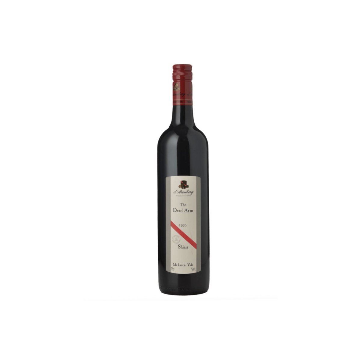 d'Arenberg The Dead Arm Shiraz 2005 wine bottle, McLaren Vale, Australia