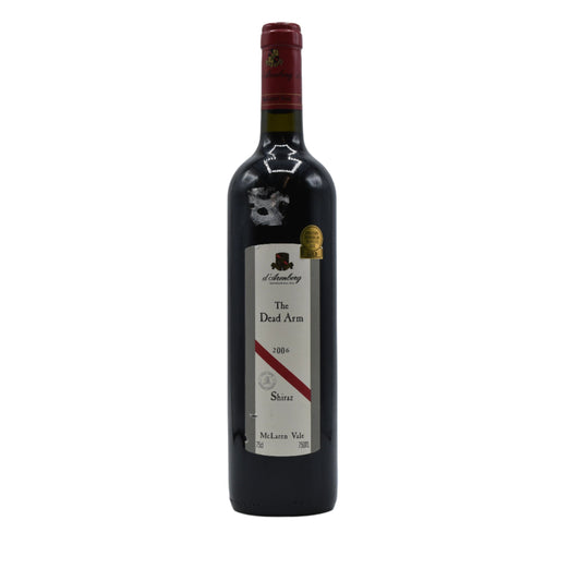 d'Arenberg The Dead Arm Shiraz 2006 wine bottle, McLaren Vale, Australia