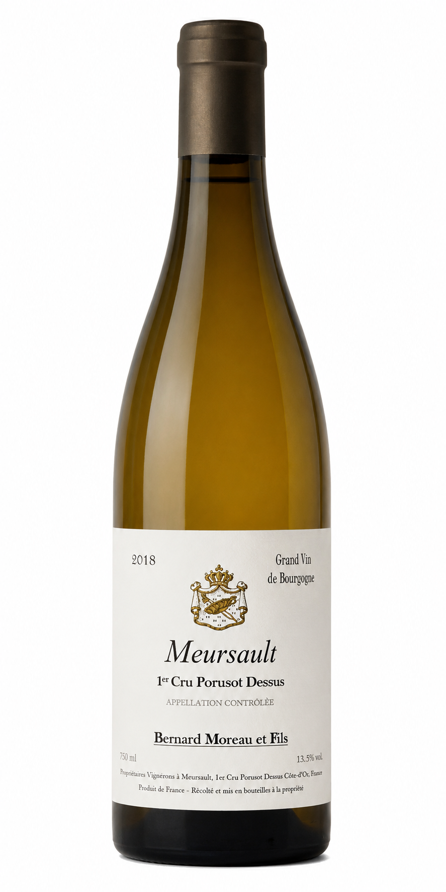 Domaine Bernard Moreau et Fils – Meursault Premier Cru Poruzots Dessus 2018 – Burgundy France