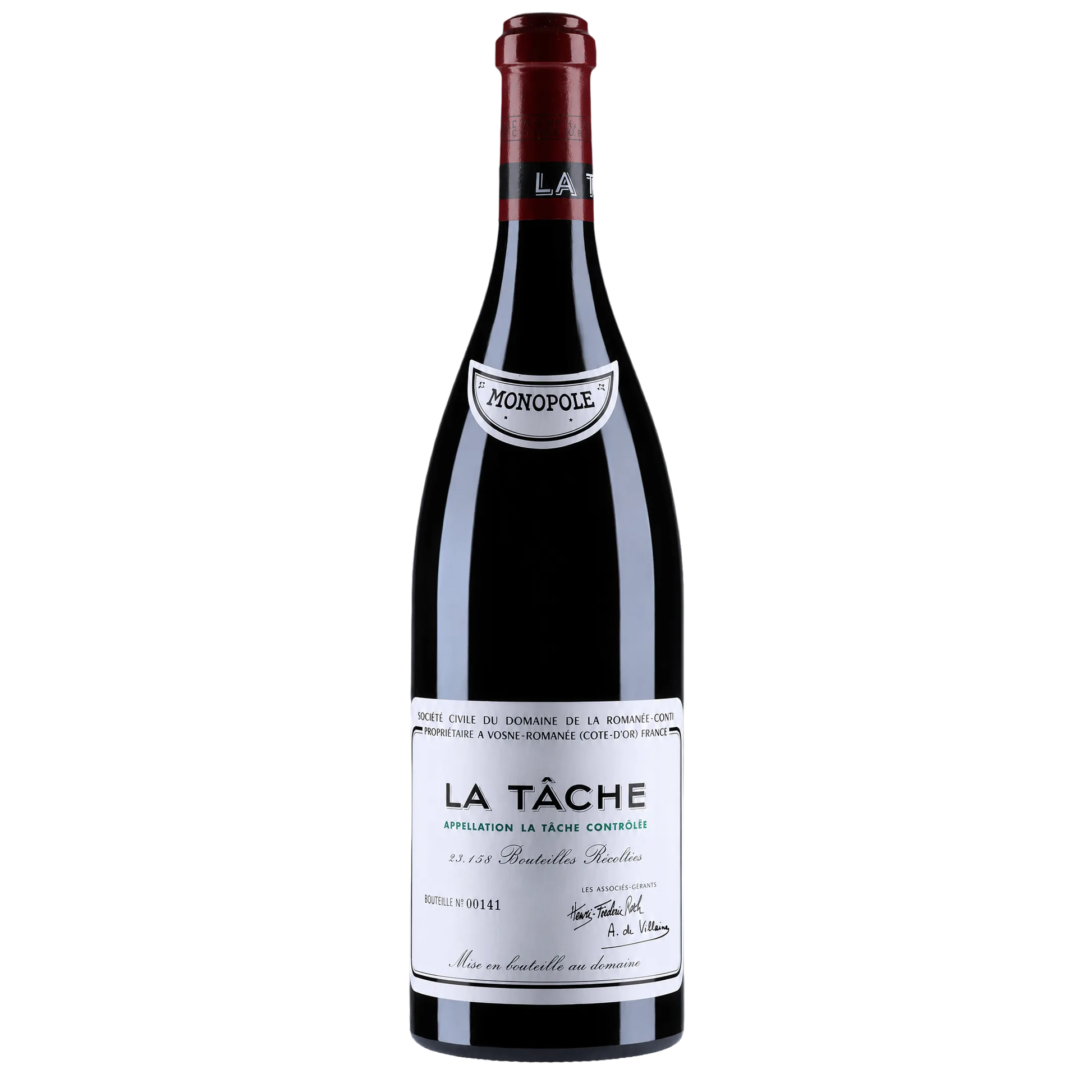 Domaine de la Romanée-Conti – La Tâche Grand Cru – Burgundy France (bottle image)