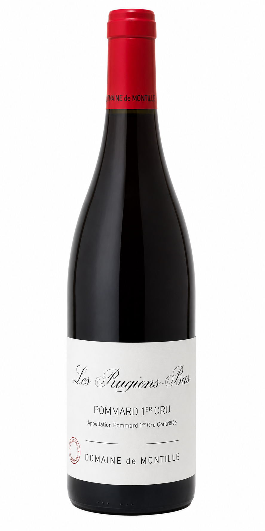 Domaine de Montille – Pommard Premier Cru Les Rugiens Bas – Burgundy France (bottle image)