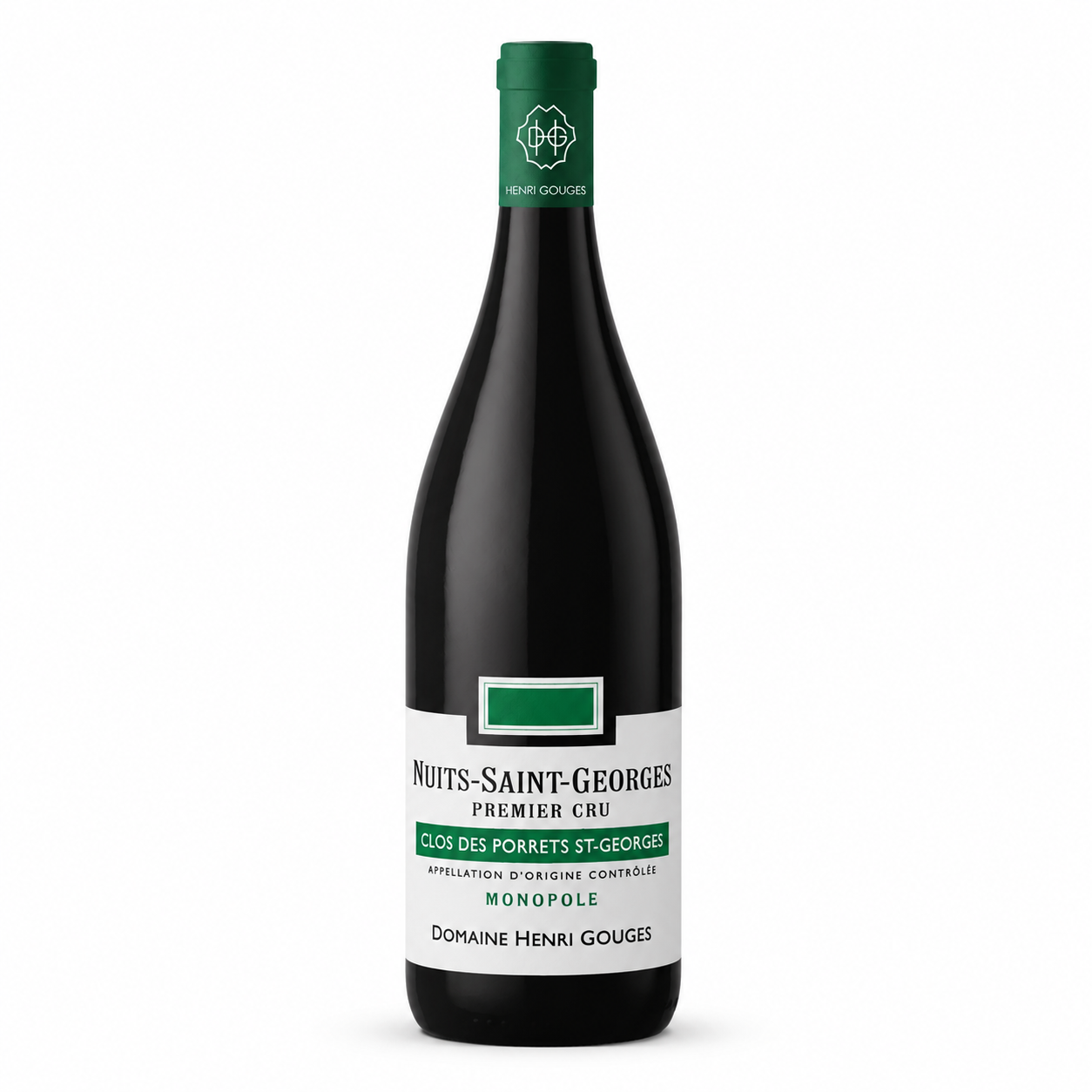 Domaine Henri Gouges – Nuits-Saint-Georges Premier Cru Clos des Porrets Saint-Georges Monopole – Burgundy France (bottle image)