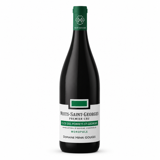 Domaine Henri Gouges – Nuits-Saint-Georges Premier Cru Clos des Porrets Saint-Georges Monopole – Burgundy France (bottle image)