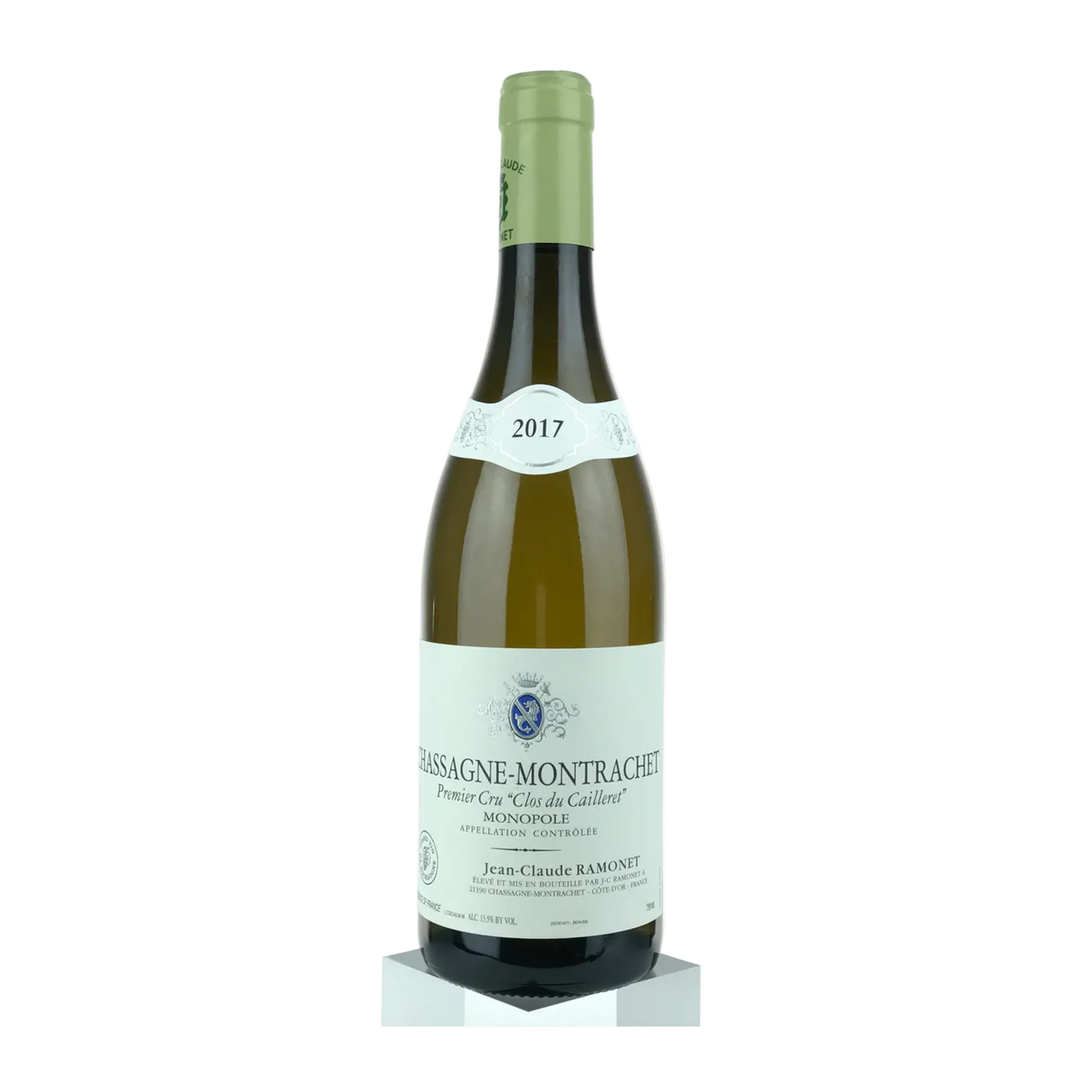 Domaine Jean-Claude Ramonet – Chassagne-Montrachet Premier Cru Clos du Caillerets 2017 – Burgundy France (bottle image)
