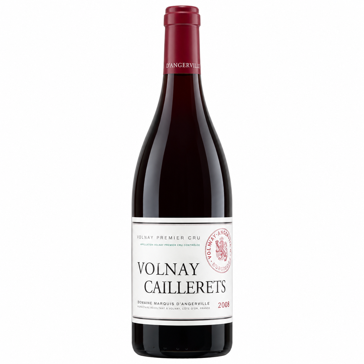 Domaine Marquis d'Angerville – Volnay Premier Cru Caillerets 2008 – Burgundy France