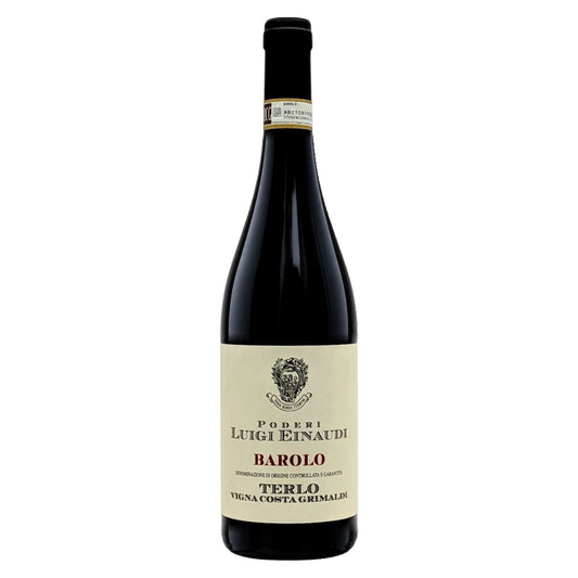 Poderi Luigi Einaudi – Barolo Terlo Vigna Costa Grimaldi 2006 – Piedmont Italy — representative bottle, vintage not shown