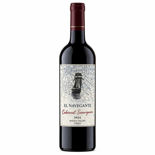 Bodegas Viña de Aguirre – El Navegante Cabernet Sauvignon 2024 – Maule Valley Chile