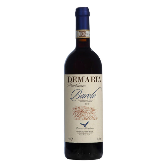 Fratelli Demaria Bartolomeo Barolo Millesimi DOCG bottle – Nebbiolo from La Morra in Barolo Piedmont Italy