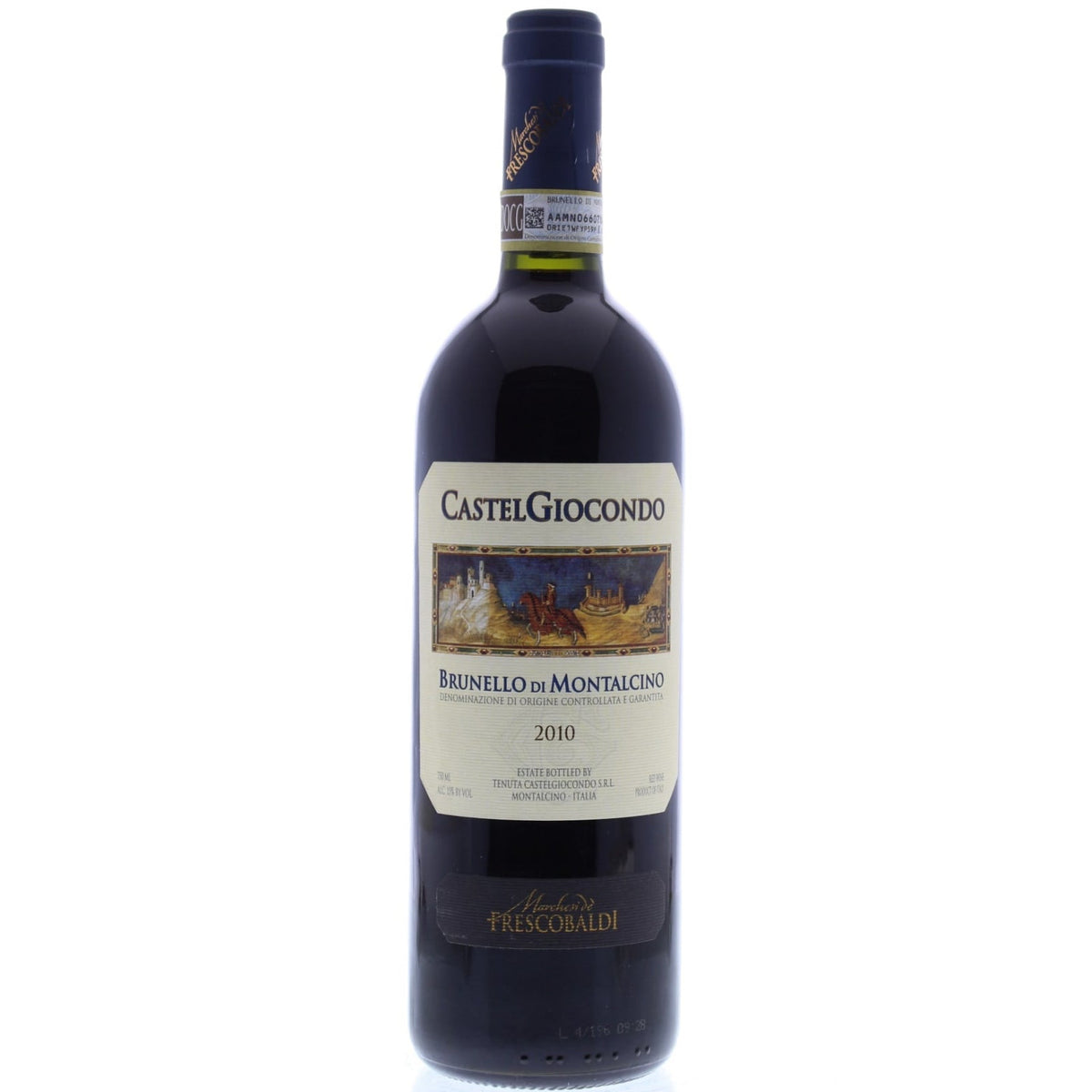 Frescobaldi CastelGiocondo Brunello di Montalcino 2010 wine bottle