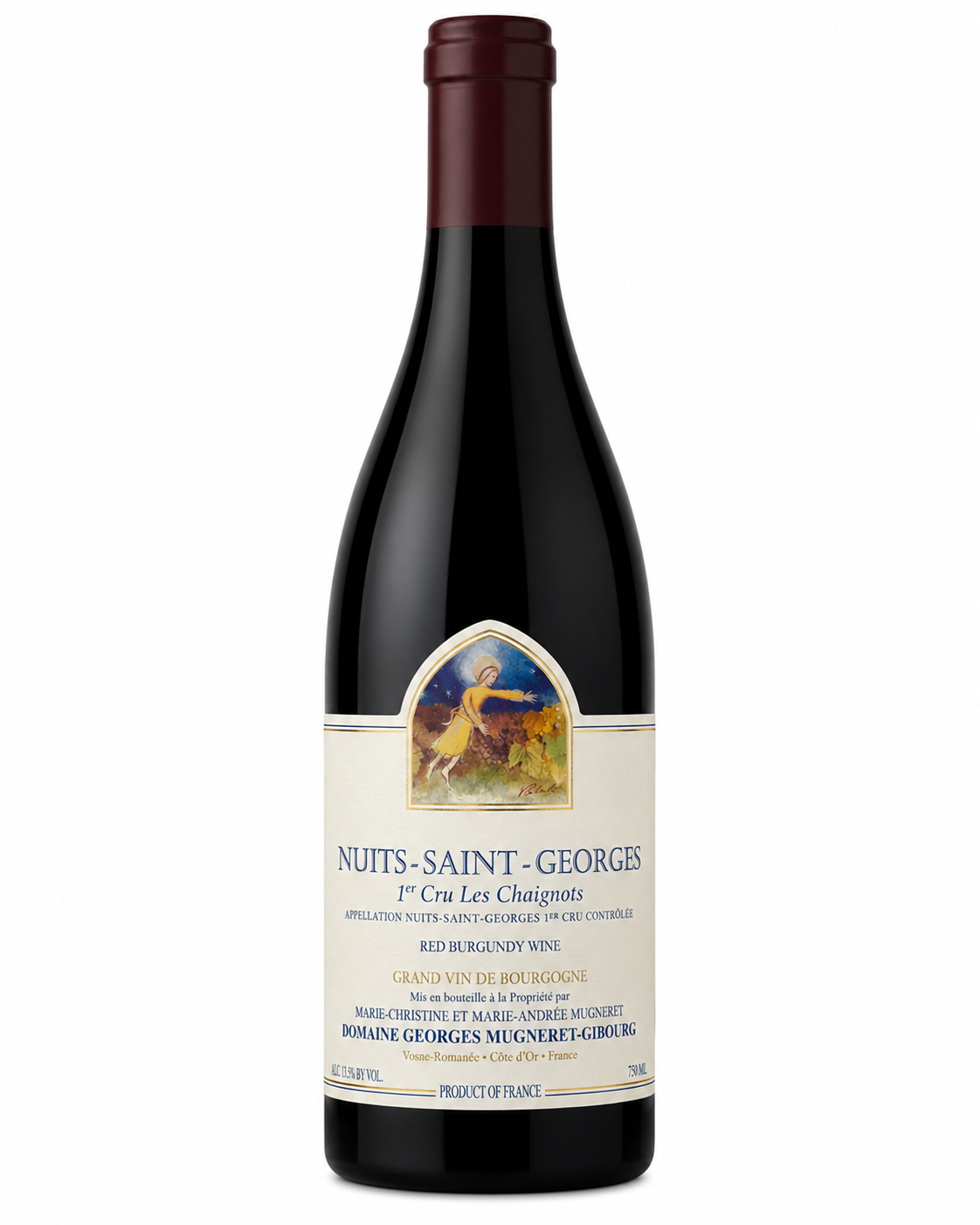 Georges Mugneret-Gibourg – Nuits-Saint-Georges Premier Cru Les Chaignots 2016 – Burgundy France (bottle image)