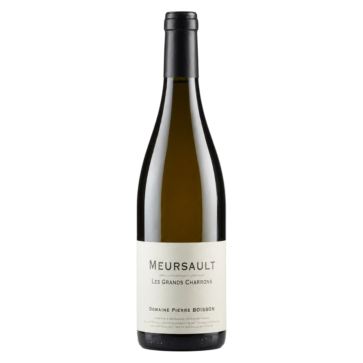 Pierre Boisson – Meursault Les Grands Charrons 2017 – Burgundy France