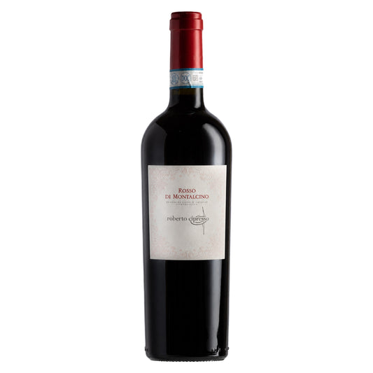 Roberto Cipresso – Rosso di Montalcino 2021 – Tuscany Italy — representative bottle, vintage not shown