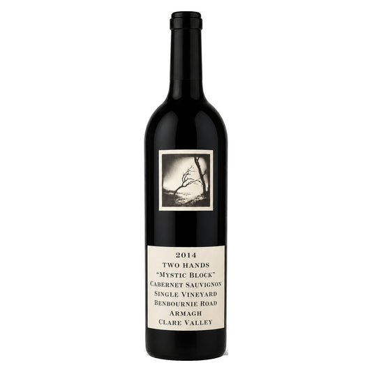 Two Hands Wines – Mystic Block Cabernet Sauvignon 2014 – Clare Valley Australia — bottle with 2014 shown