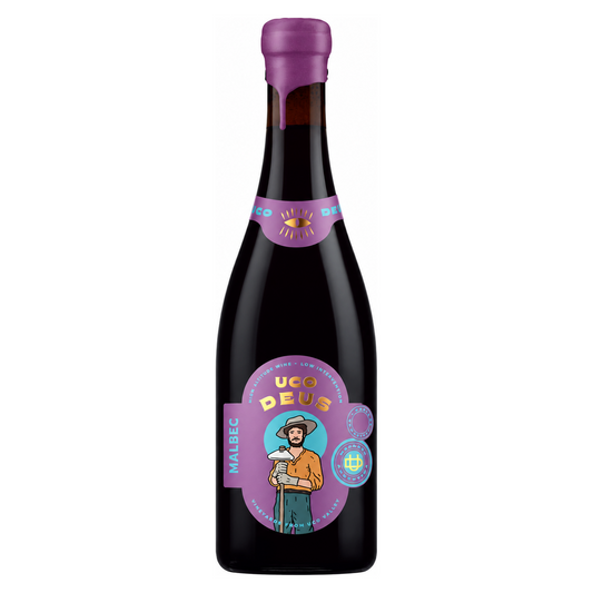 Uco Deus – Malbec 2023 – Uco Valley Argentina — representative upright bottle image; vintage not shown; white background.