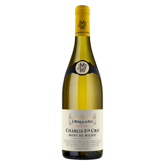 J. Moreau & Fils – Chablis 1er Cru Mont de Milieu 2018 – Burgundy France