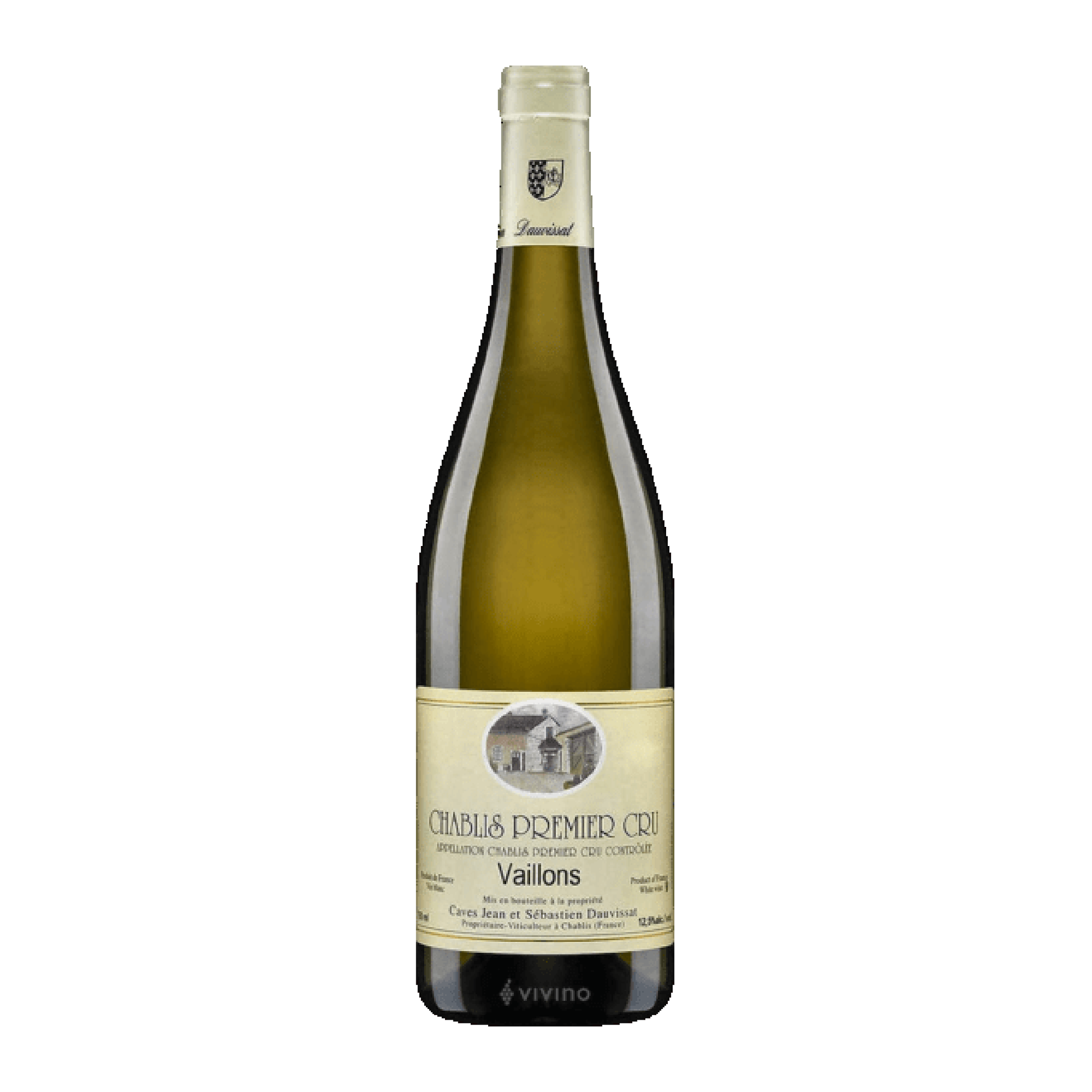 Jean & Sébastien Dauvissat - Chablis Premier Cru Vaillons 2015 – Burgundy France