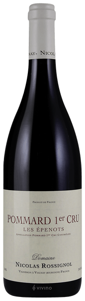Domaine Nicolas Rossignol – Pommard Premier Cru Les Épenots 2015 – Burgundy France