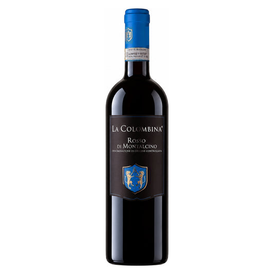 La Colombina – Rosso di Montalcino 2018 – Montalcino Italy — representative bottle, vintage not shown