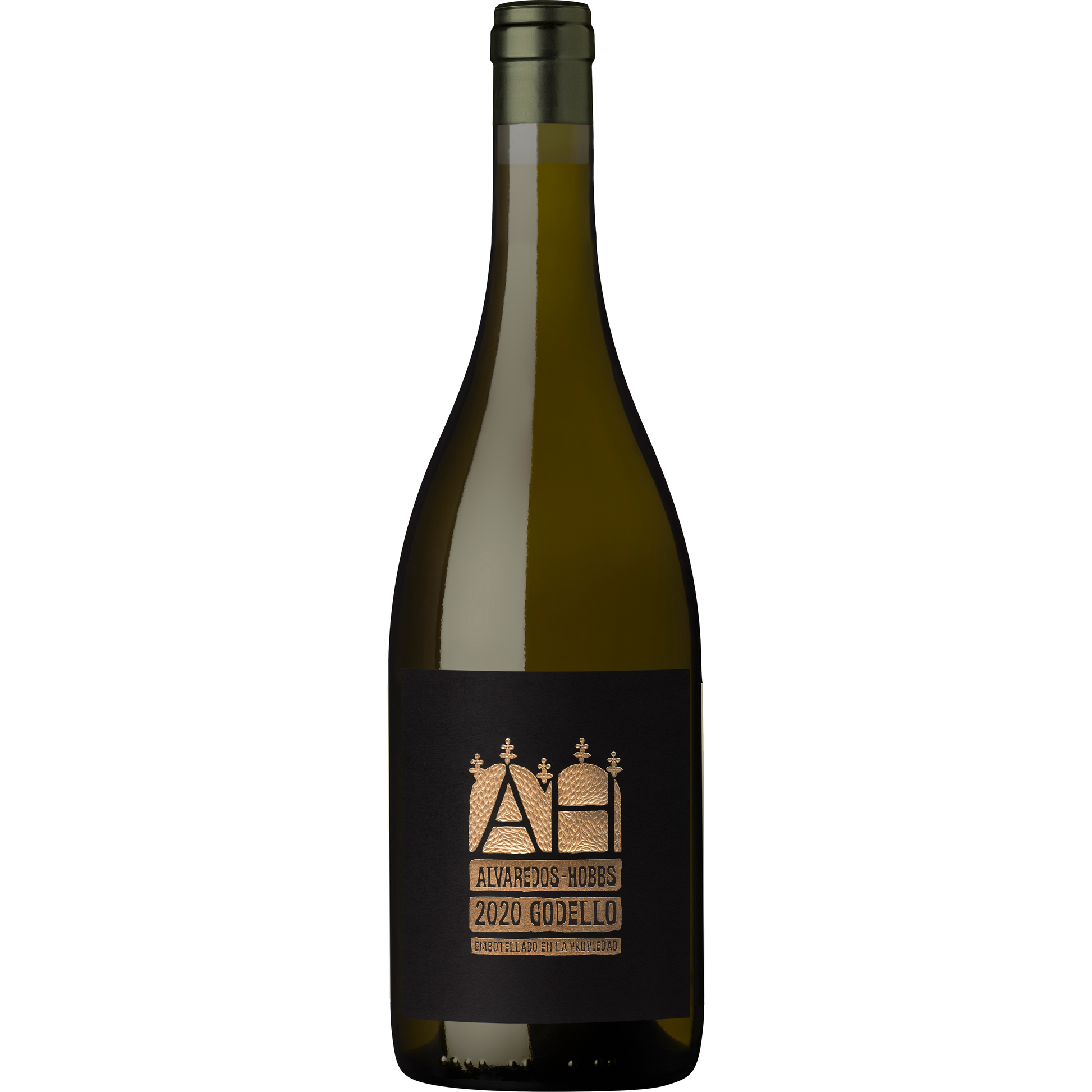 Alvaredos Hobbs Godello 2020 bottle, white wine from Ribeira Sacra, Galicia, Spain