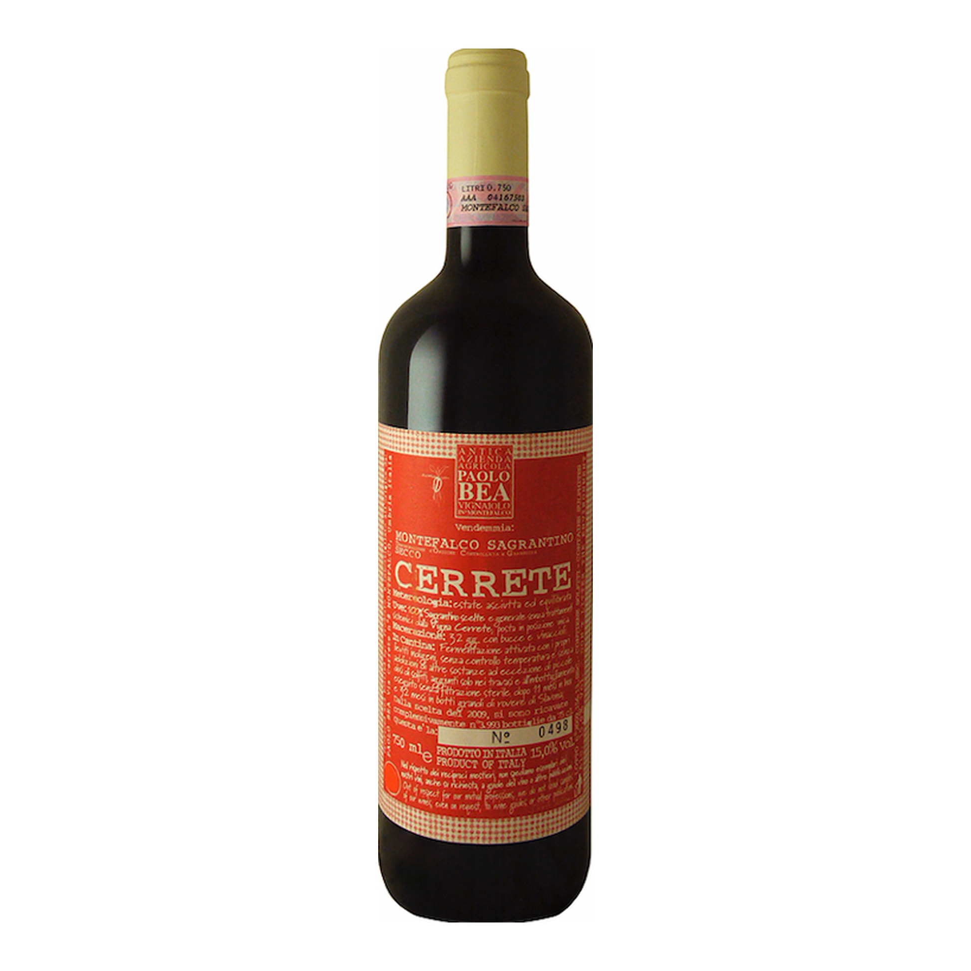 Paolo Bea – Montefalco Sagrantino Cerrete 2012 – Umbria Italy