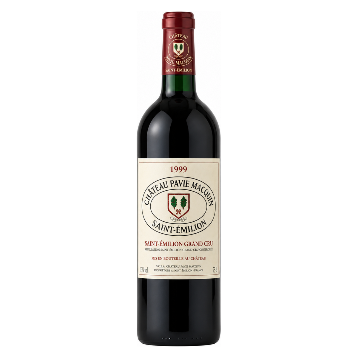 Château Pavie Macquin – Château Pavie Macquin 1999 – Saint-Émilion Bordeaux France
