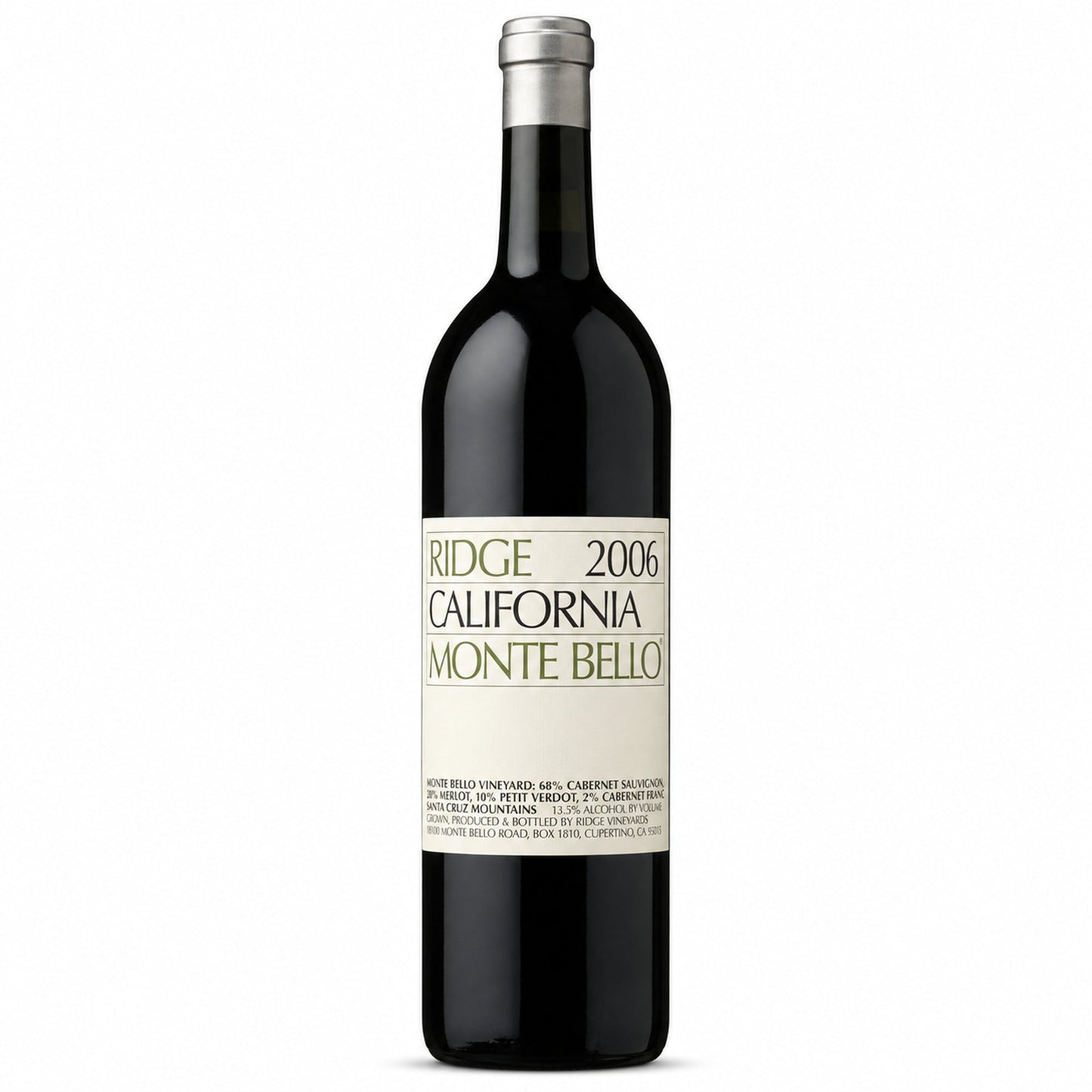Ridge Vineyards – Monte Bello 2006 – Santa Cruz Mountains USA