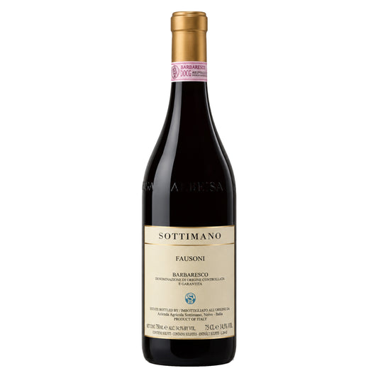 Sottimano – Barbaresco Fausoni 2014 – Piedmont Italy — representative bottle, vintage not shown