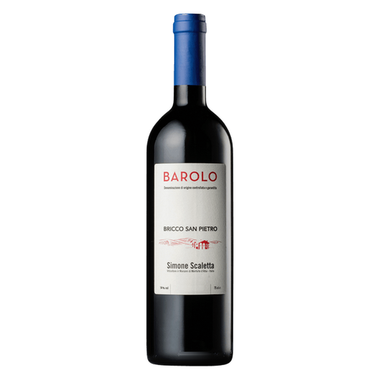 Simone Scaletta – Barolo Bricco San Pietro 2015 – Piedmont Italy — representative bottle, vintage not shown