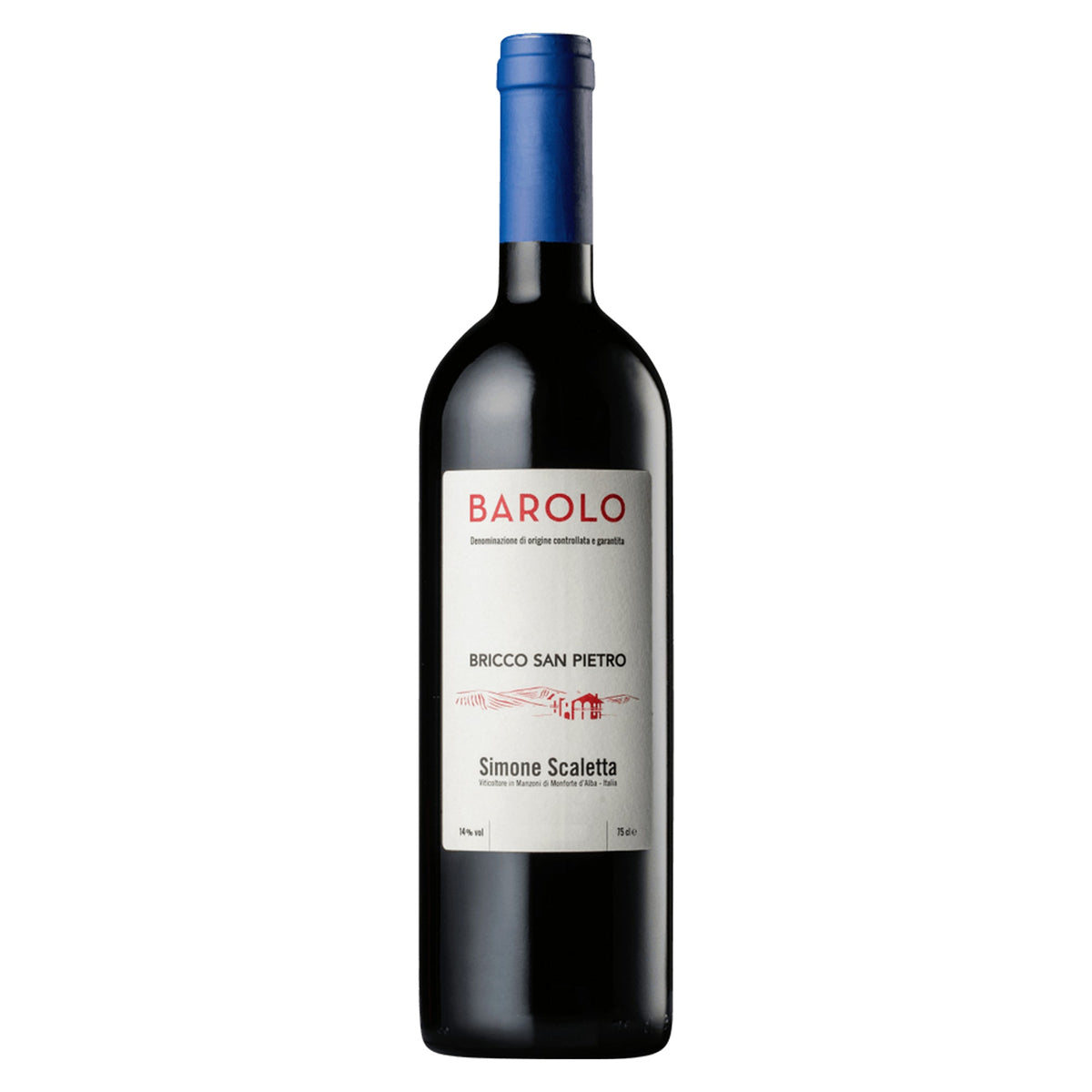 Simone Scaletta – Barolo Bricco San Pietro 2019 – Piedmont Italy — representative bottle, vintage not shown