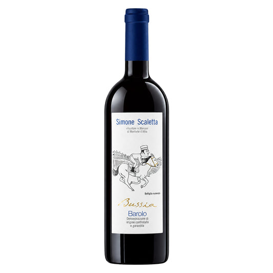 Simone Scaletta – Barolo Bussia 2017 – Piedmont Italy — representative bottle, vintage not shown