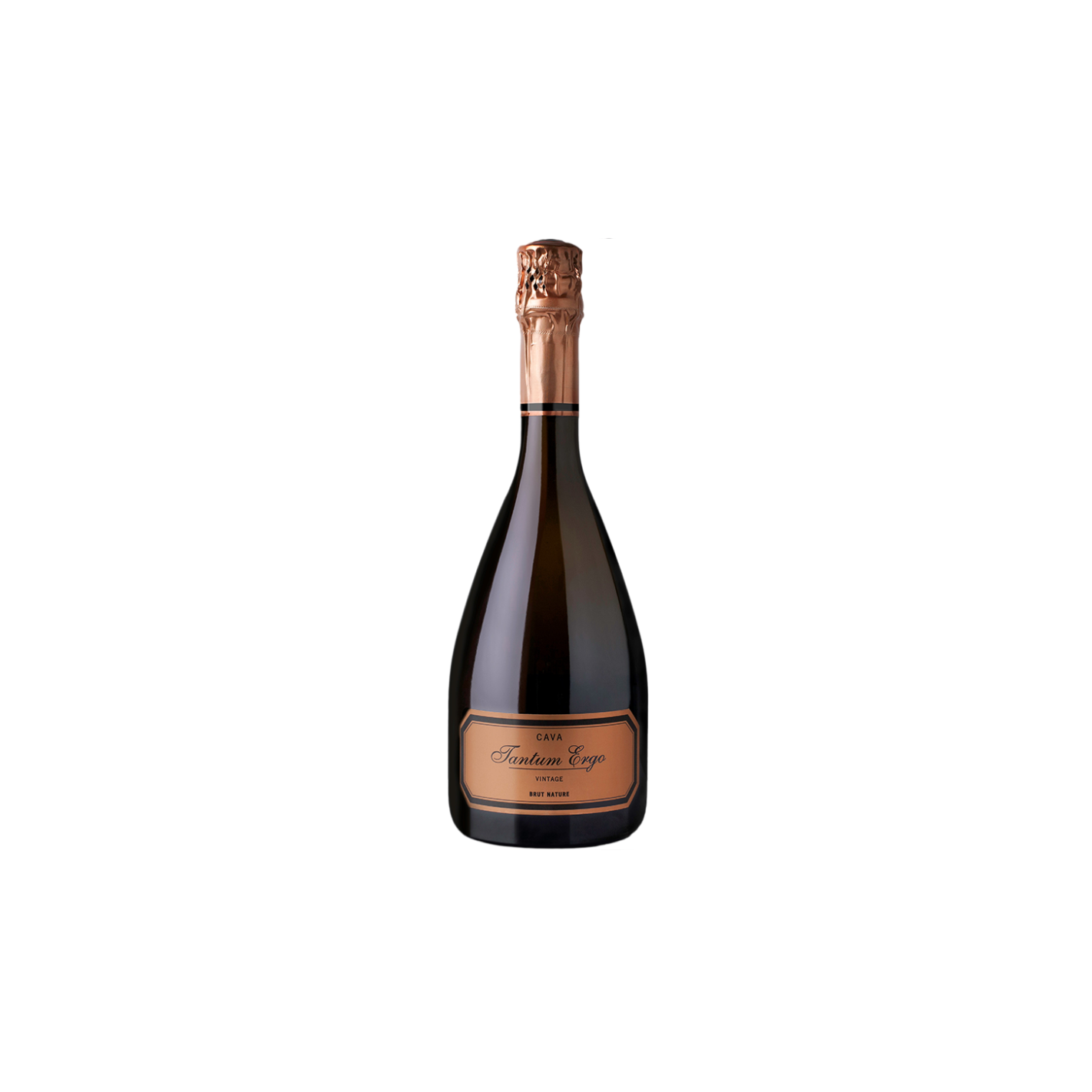 Bottle of Bodegas Hispano+Suizas Tantum Ergo Vintage 2020 Cava Brut Nature, Spanish traditional-method sparkling wine