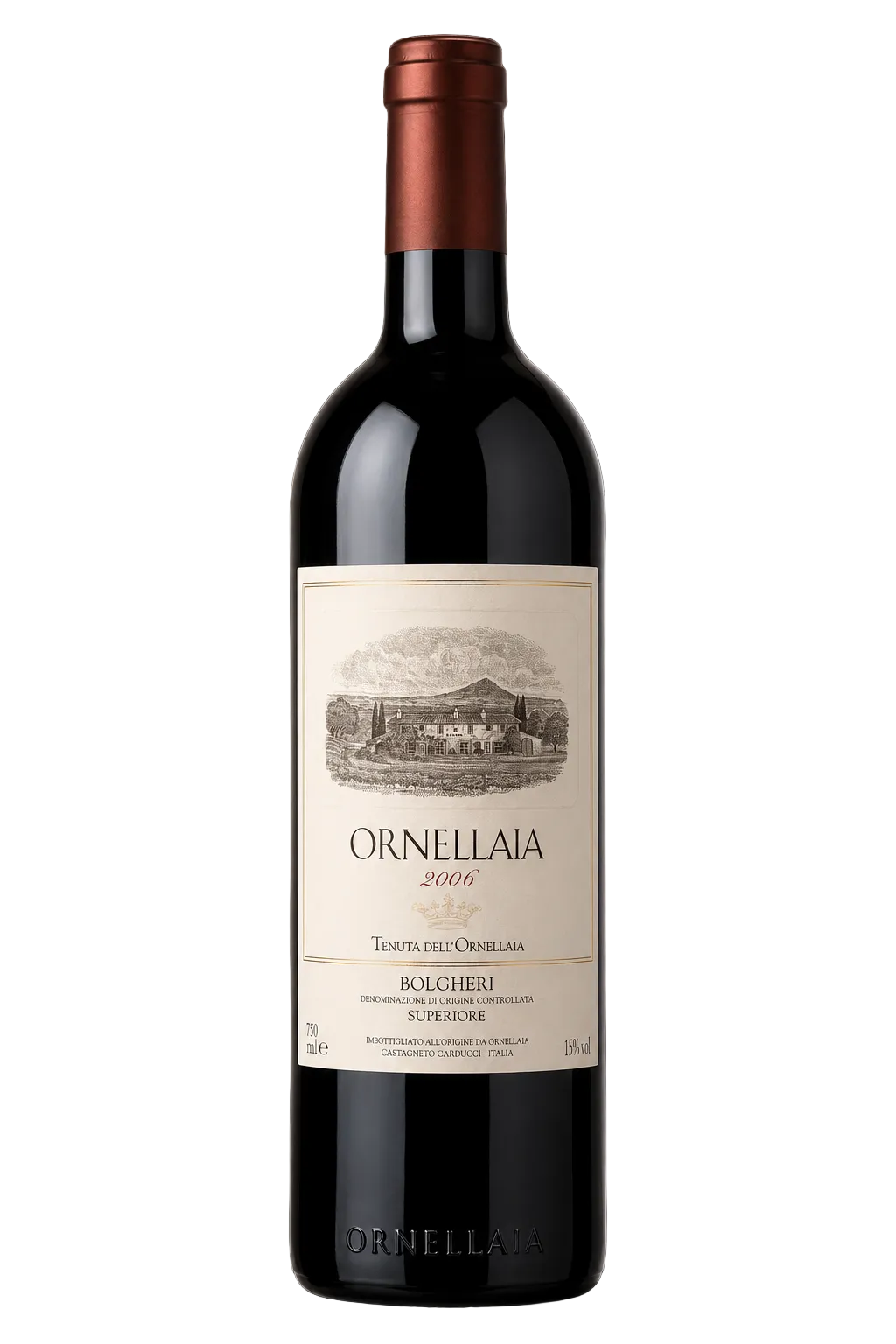 Tenuta dell'Ornellaia – Ornellaia Bolgheri Superiore 2006 “L'Esuberanza” – Tuscany Italy (bottle image)