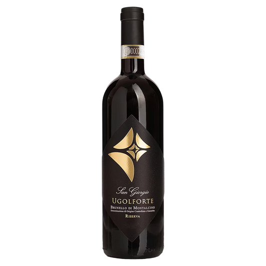 Tenuta San Giorgio Ugolforte Riserva Brunello di Montalcino 2018 bottle, Tuscany red wine