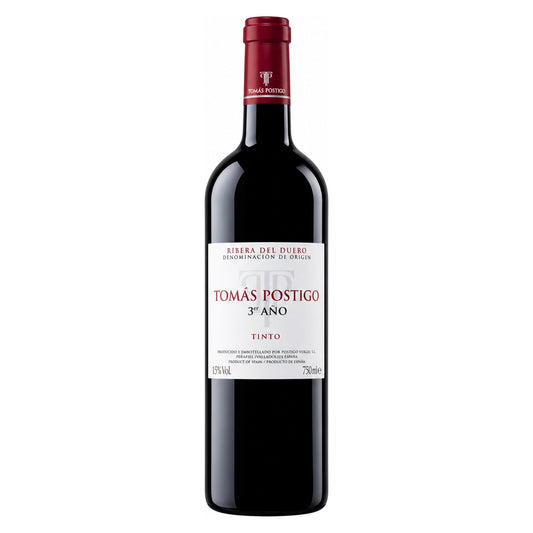 Tomás Postigo – 3er Año 2023 – Ribera del Duero Spain — representative bottle, vintage not shown