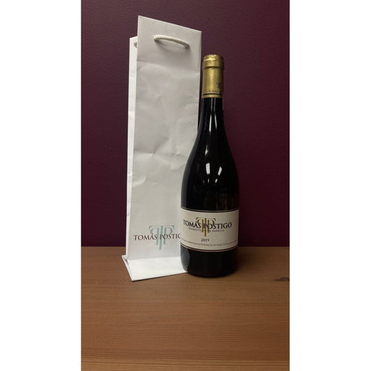 Dark Slate Gray Tomás Postigo Blanco Fermentado en Barrica 2019 Gift Bag – Barrel-Fermented Spanish White Wine Caná Wine Shop Wine